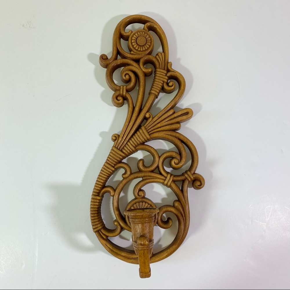 Vintage 1978 Dart Industries Bohemian Wall Sconce Candle Holder